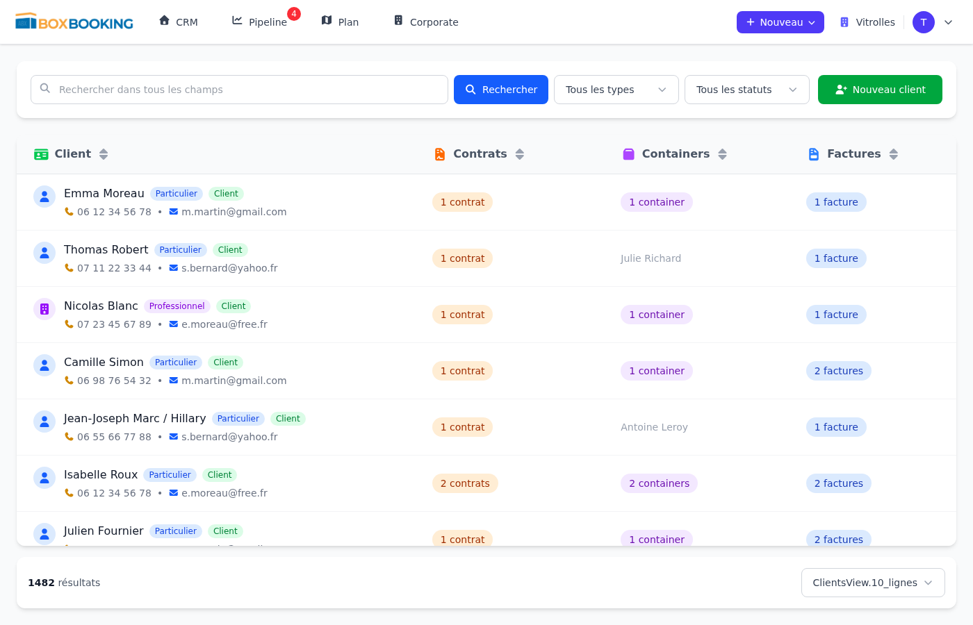 Gérer plusieurs centres de stockage depuis une seule interface